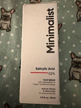 Minimalist Salicylic Acid 2% Face Serum — White